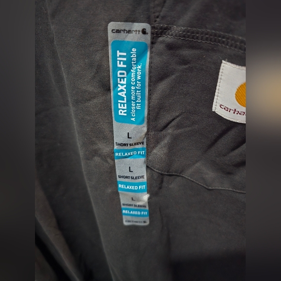 NWT Size Large Carhartt Black Graphic T-Shirt - Picture 3 of 8